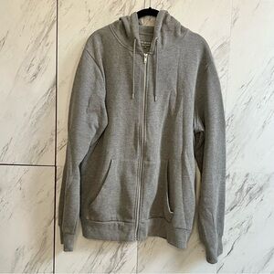 Primark Fleece Lined Zip Sweatshirt Hoodie SZ XL